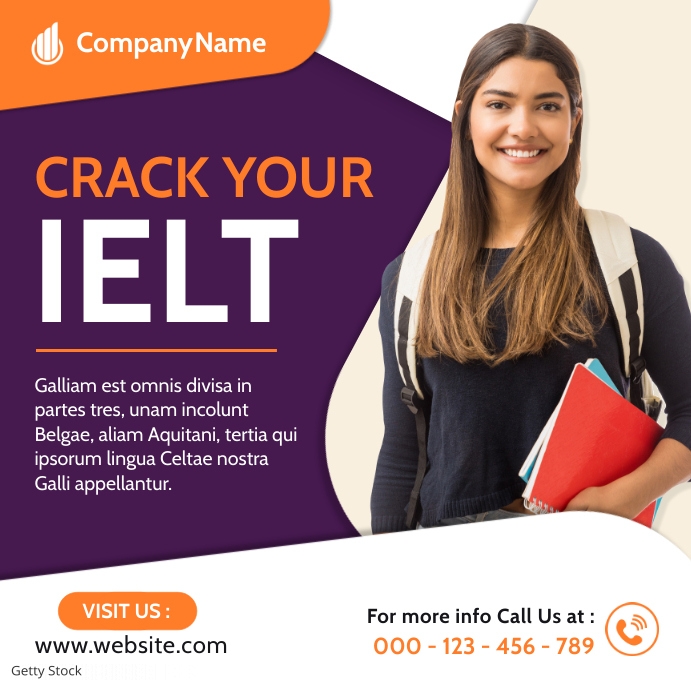 ielt training advertisement Template | PosterMyWall