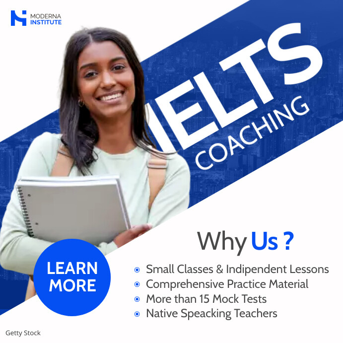 ielts coaching advertisement template instagr | PosterMyWall