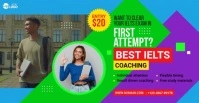 IELTS Coaching Center Video Ad template