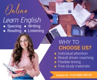 IELTS Coaching Large Rectangle Duży prostokąt template