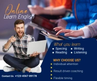 IELTS Coaching Large Rectangle Duży prostokąt template