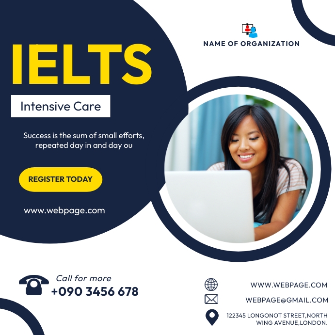 IELTS FLYER Template | PosterMyWall