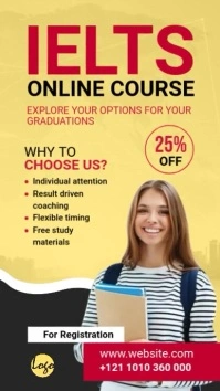 IELTS Online Course Ad