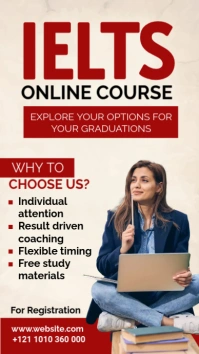 IELTS Online Course Ad