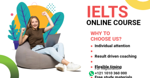 IELTS Online Course Ad Facebook Shared Image template
