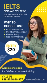 IELTS Online Course WhatsApp Status template