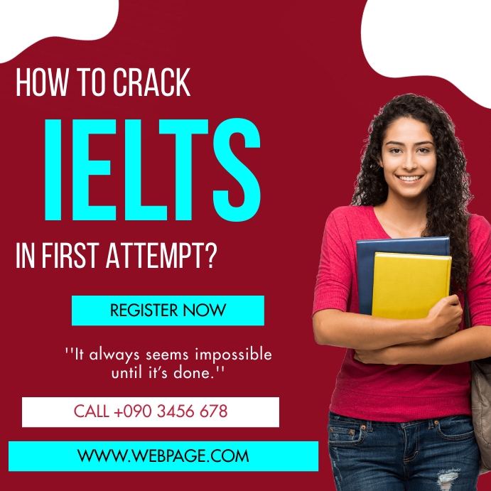 IELTS PREPARATION FLYER Template | PosterMyWall