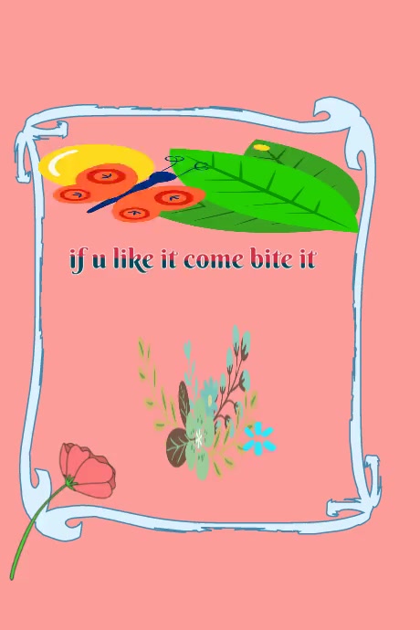 if u don't like someone Poster template