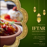 Iftar Dinner Invitation Instagram Post template