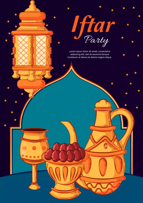 IFTAR PARTY TEMPLATE A4