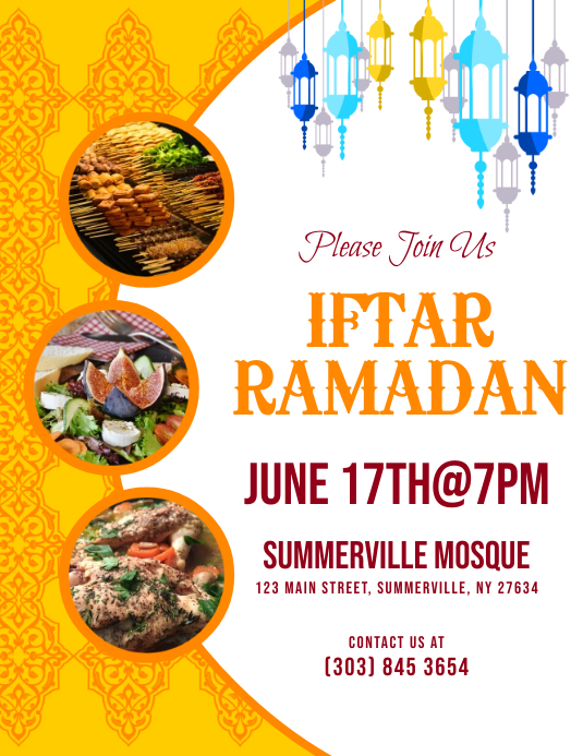 Iftar Ramadan Flyer Template PosterMyWall