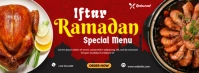 Iftar Ramadan Menu Cover na Larawan ng Facebook template