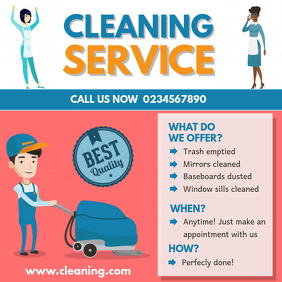 Make Free Home Cleaning Flyers Postermywall