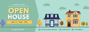 Illustrated Real Estate Facebook Cover template