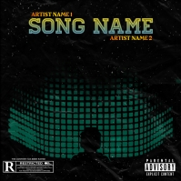 Illustration Album cover template