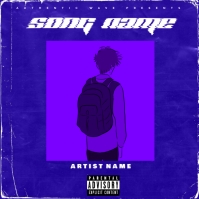 Illustration Album cover template