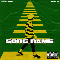 Illustration Album cover template