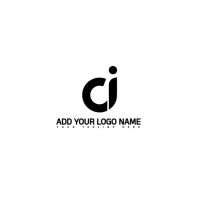 Illustration Letter Ci And Ic/modern Ci Initial/minimalist Ic Monogram/abstract Ci Letter/company Lo โลโก้ template