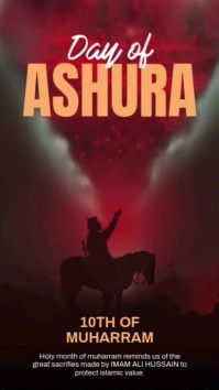 Illustrative 10th Of Muharram Instagram Story Instagram-Story template