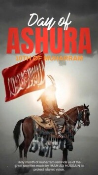 Illustrative Ashura Instagram Story template