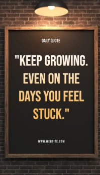 Illustrative Black Background Typography Inspirational Quote  Business Card Ikhadi Lebhizinisi template