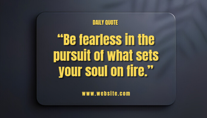 Illustrative Black Background Typography Inspirational Quote Blog ...