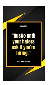 Noir Illustrative Black Background Typography Inspirational Quote  Business Card Visitkort Template