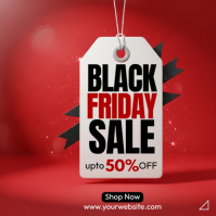 Illustrative Black Friday Sale Instagram Post template