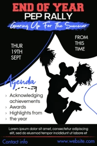 Pep Rally Poster template
