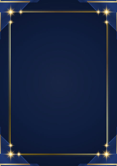 Background In A4 Illustrative Blue Modern Background Poster A4 Template | PosterMyWall