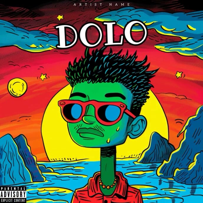 Rap Graphics Copy of Illustrative Cartoon Style Rap Music Album C | PosterMyWall