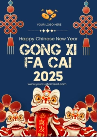 Illustrative Chinese New Year A3 template