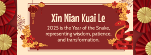 Rot Chinese New Year Celebration Facebook-coverfoto Template
