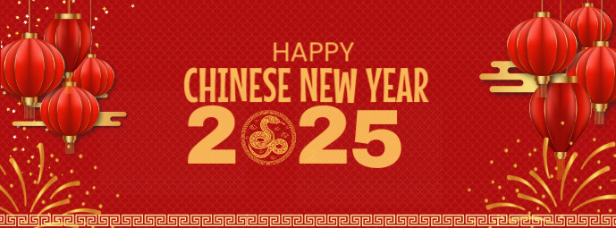 Illustrative Chinese New Year Facebook Cover Photo template