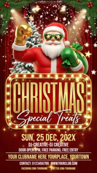 Rouge Christmas Party Instagram Story Template