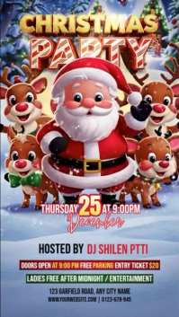 Christmas Party Instagram Story Template