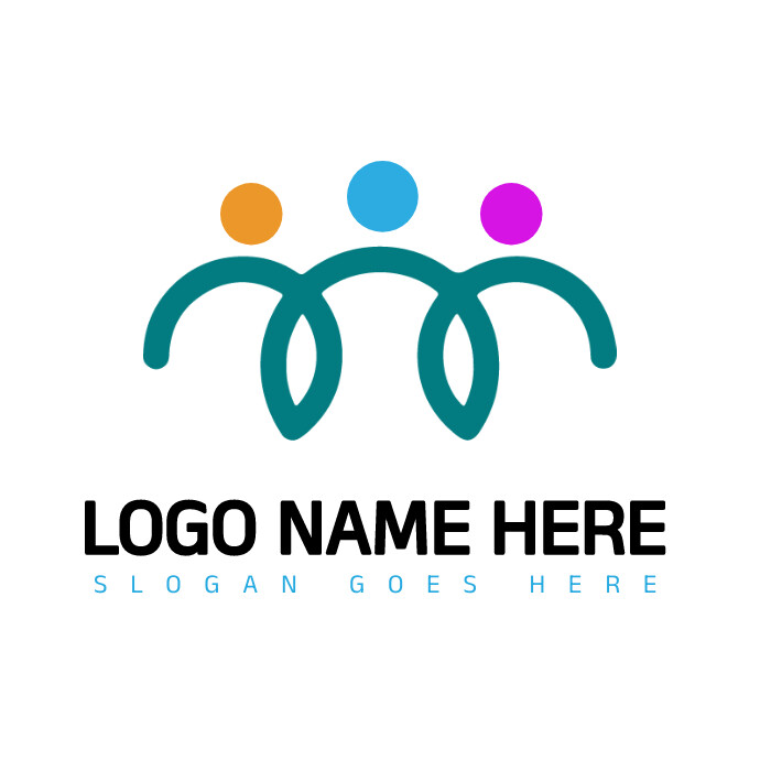 Copy of Illustrative Creative People Logo Vector | PosterMyWall