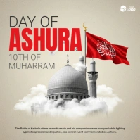 Illustrative  Day Of Ashura Instagram Post template