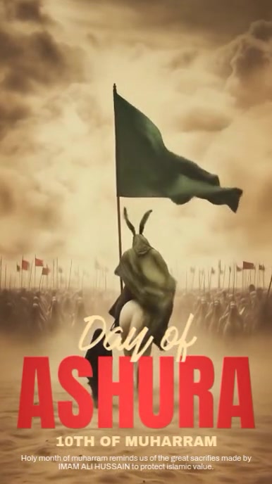 Illustrative Day Of Ashura Instagram Story Instagram-verhaal template