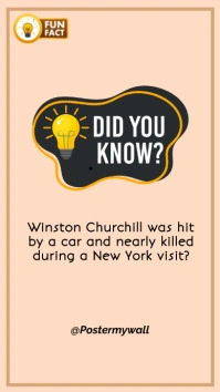 Illustrative Did You Know?  Instagram Story template