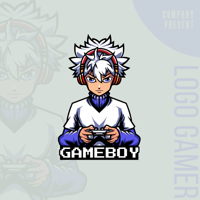Illustrative Esport Logo Design Logo Logótipo template
