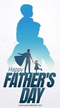 Illustrative Father's Day Instagram Story template