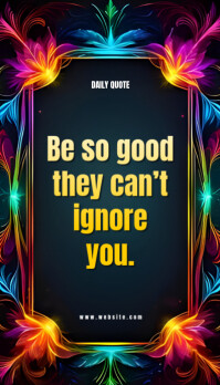 Illustrative Black Background Typography Inspirational Quote Business ...