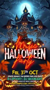 Sort Halloween Party История на Instagram Template
