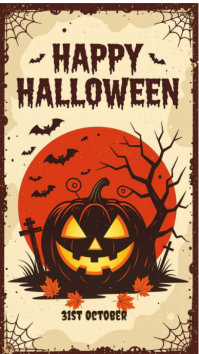 Illustrative Happy Halloween Social Media  Instagram Story Indaba yaku-Instagram template