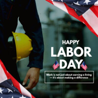 Zwart Labor Day Celebration Instagram Post Template