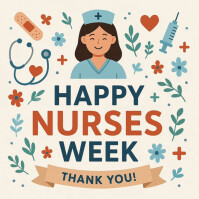 Nurses Week Celebration Template | PosterMyWall