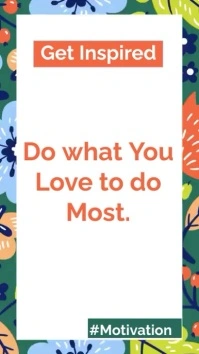 Illustrative Inspirational Video Template Dig Digital Display (9:16)
