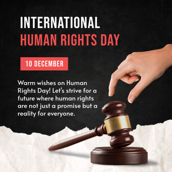 Illustrative International Human Rights Day Instagram Post Template ...