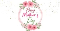 Illustrative Mother's Day Facebook Shared Image template